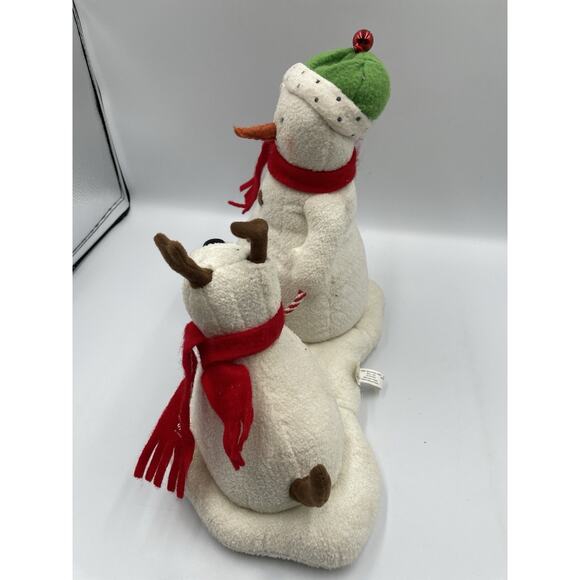 Hallmark Animated Singing Snowmen "Jingle Pals" 2004 Snowman & Dog Works Great - Picture 5 of 11